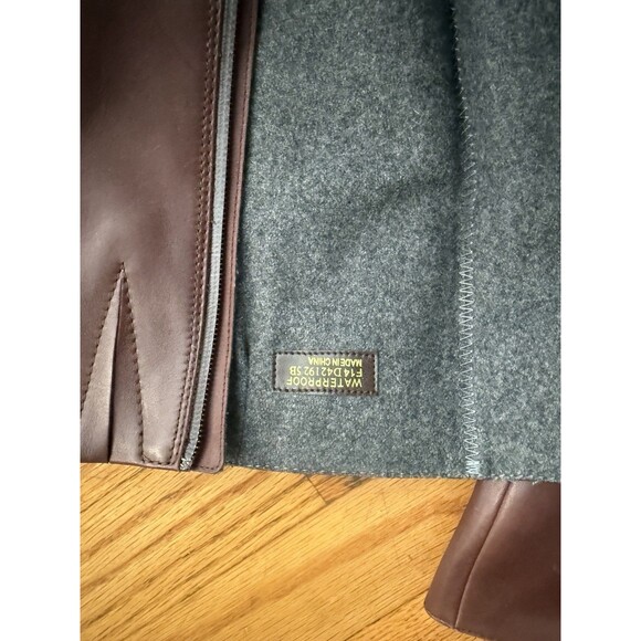 Cole Haan Womens Leather Knee Zip Up Waterproof Boots Blrown Size 5 B - Picture 6 of 8